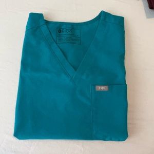 Figs scrubs set-teal color
